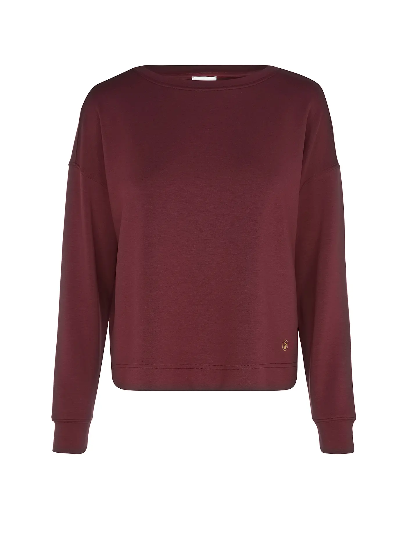 MEY | Loungewear Sweathsirt SMOOTH | dunkelrot